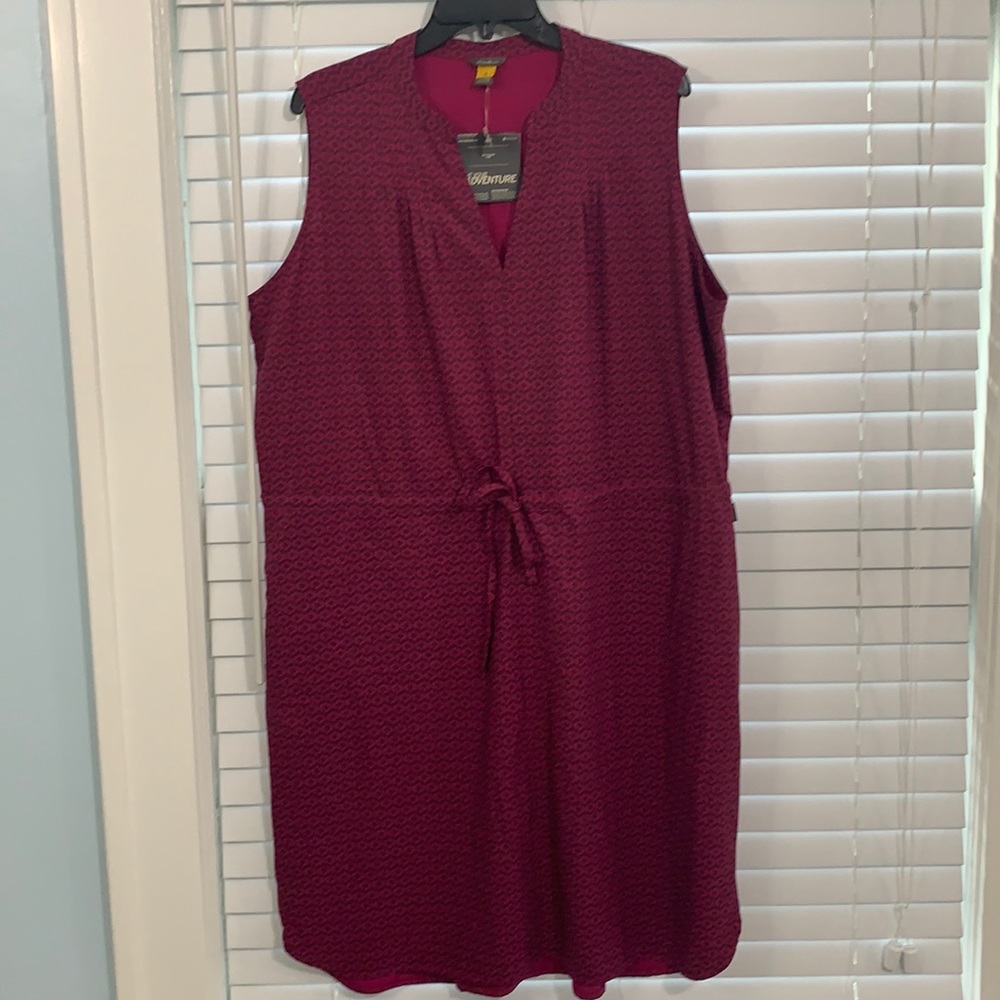 NWT Eddie Bauer Dress with Drawstring Waist